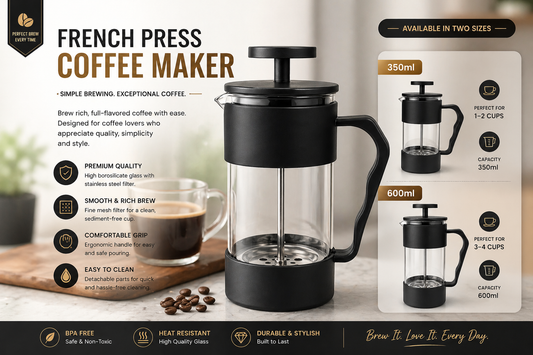 Premium French Press Coffee Maker-350ml & 600ml