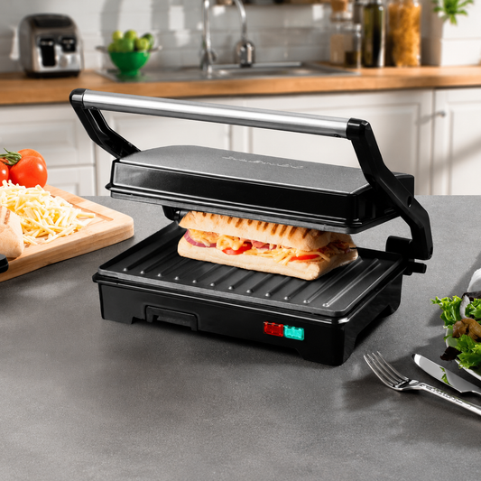 Daewoo Panini Press Sandwich Maker & Grill 750W