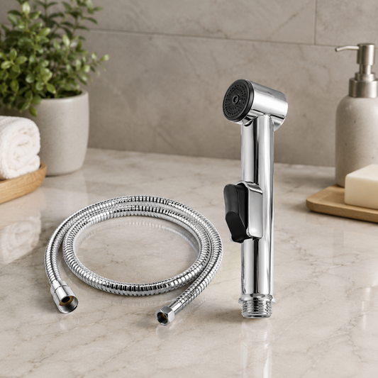 Geepas Chrome Shattaf Bidet Spray Set