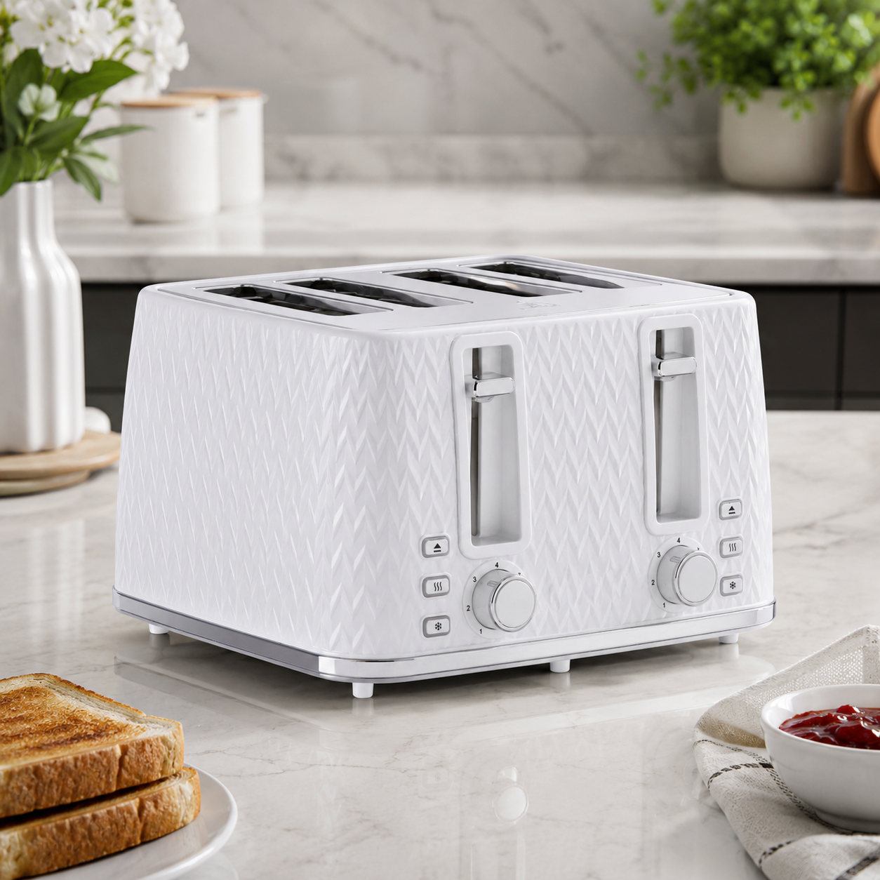 Daewoo Argyle 4 Slice Toaster
