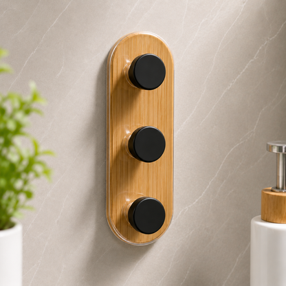 Self Adhesive- 3 Wall Hook Rack