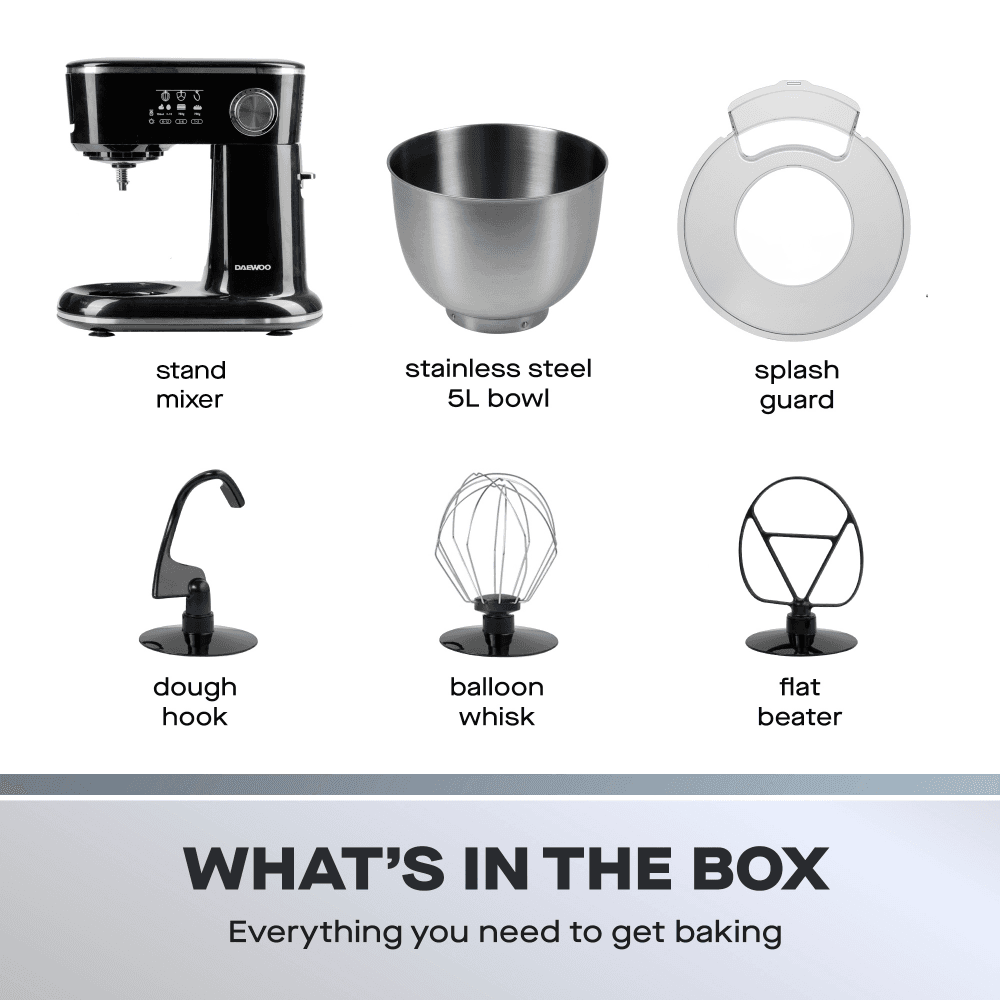 Daewoo 1000W 5L Baking Stand Mixer