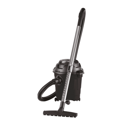 Daewoo 10L Black Wet & Dry Cylinder Vacuum Cleaner, 1000W