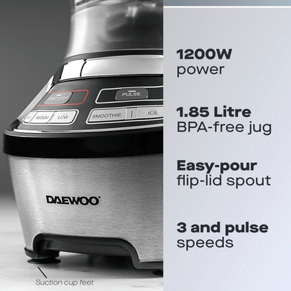 Daewoo 1200W 1.85L Samurai Powerblend Pro Blender