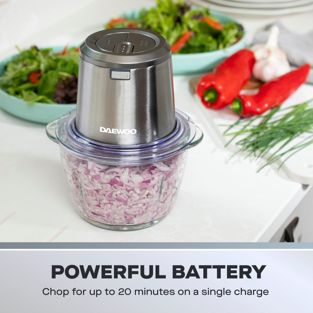 Daewoo Cordless Pro – 1L Rechargeable Food Chopper
