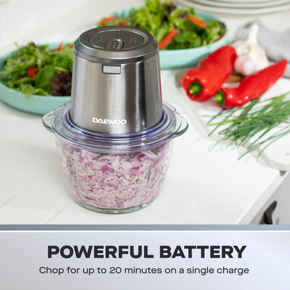 Daewoo Cordless Pro – 1L Rechargeable Food Chopper