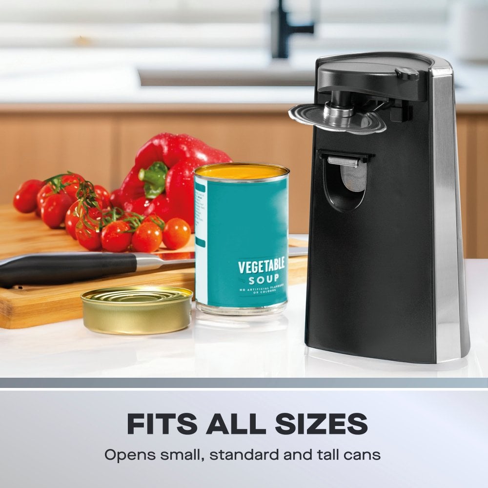 Daewoo 3-in-1 Electric Can Opener, Knife Sharpener & Bottle Opener