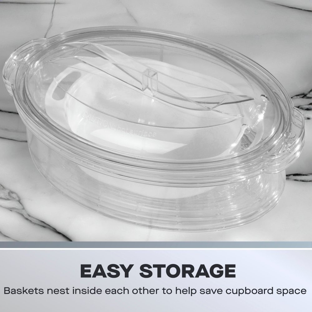Daewoo 3 Tier Food Steamer – 9L