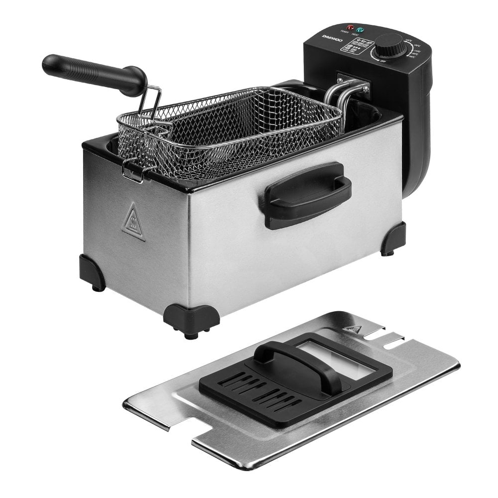 Daewoo 3L Deep Fat Fryer Stainless Steel – 2000W