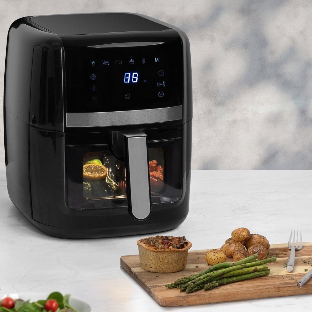Daewoo 8L Air Fryer with Window & Divider