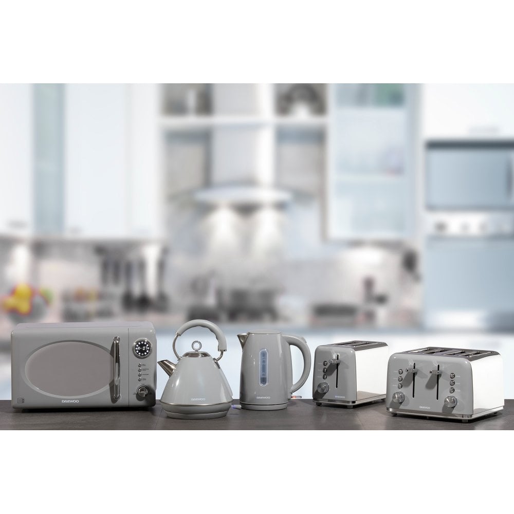 Daewoo Grey Kensington 2 Slice Toaster