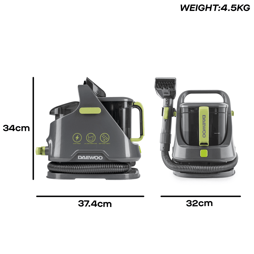 Daewoo Hurricane 650W 1.4L Carpet & Upholstery Spot Washer
