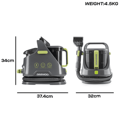 Daewoo Hurricane 650W 1.4L Carpet & Upholstery Spot Washer