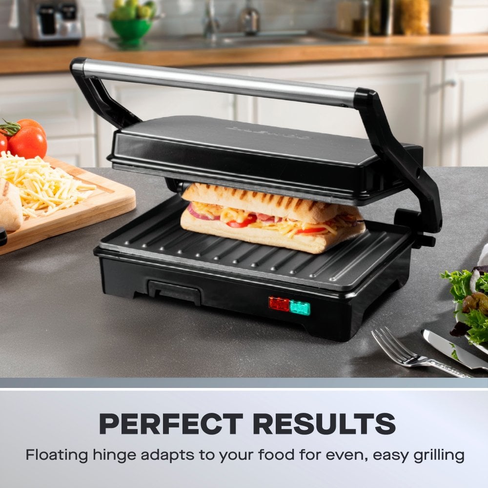 Daewoo Panini Press Sandwich Maker & Grill 750W