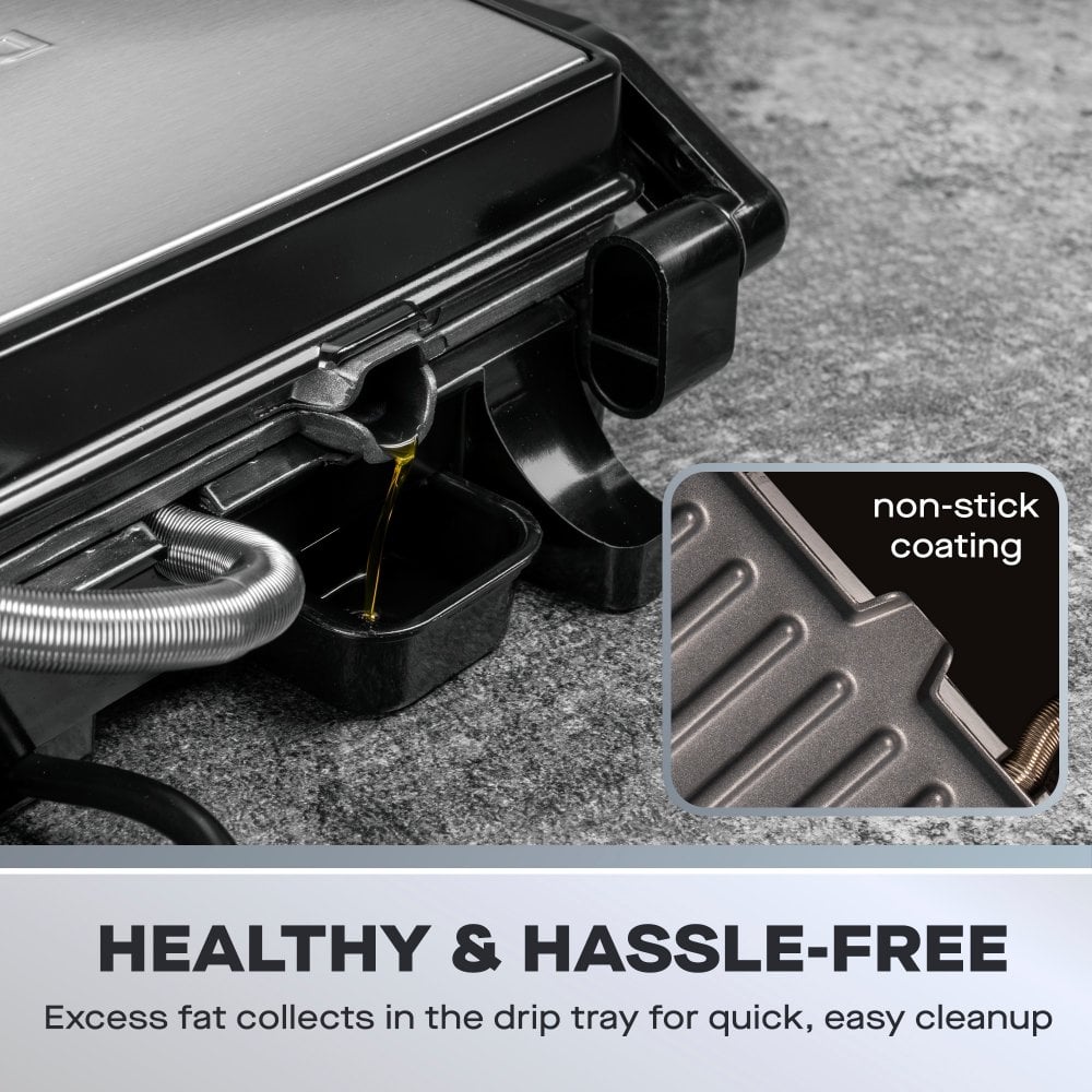 Daewoo Panini Press Sandwich Maker & Grill 750W