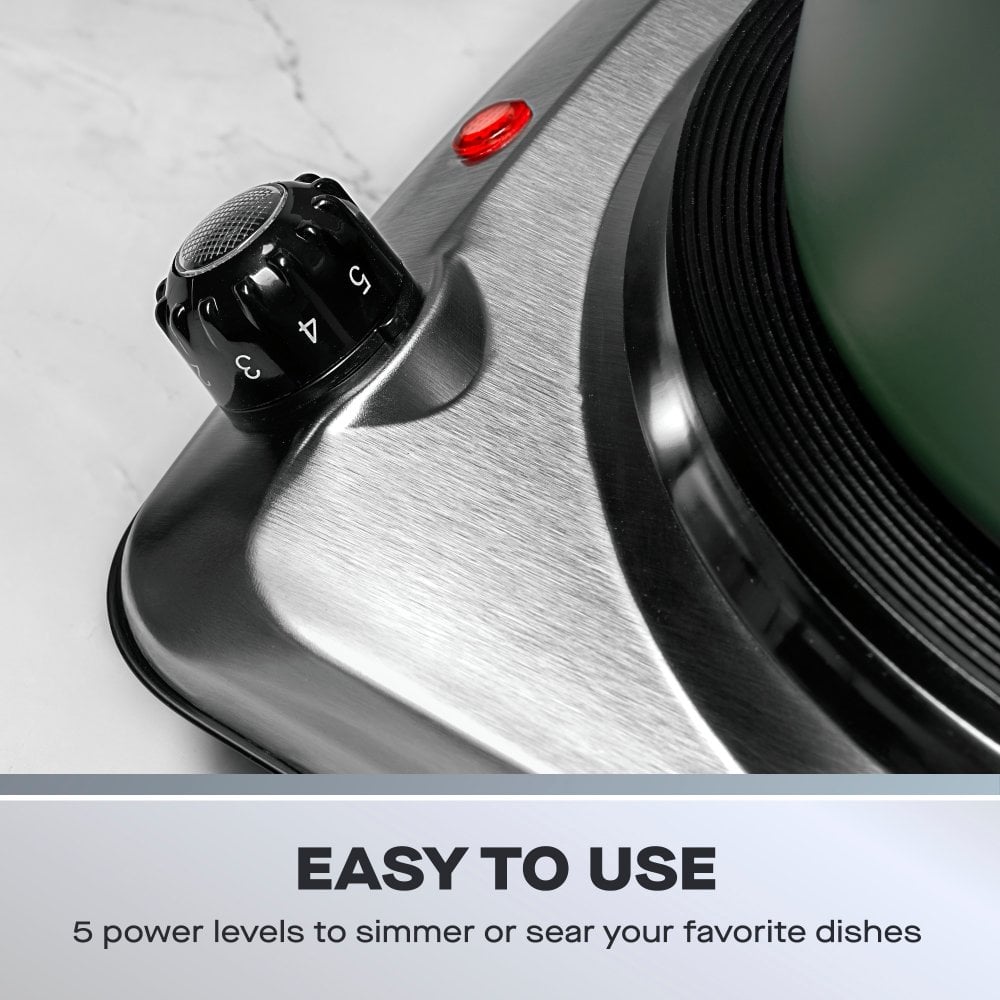 Daewoo Single Hot Plate – 1500W Portable Electric Hob