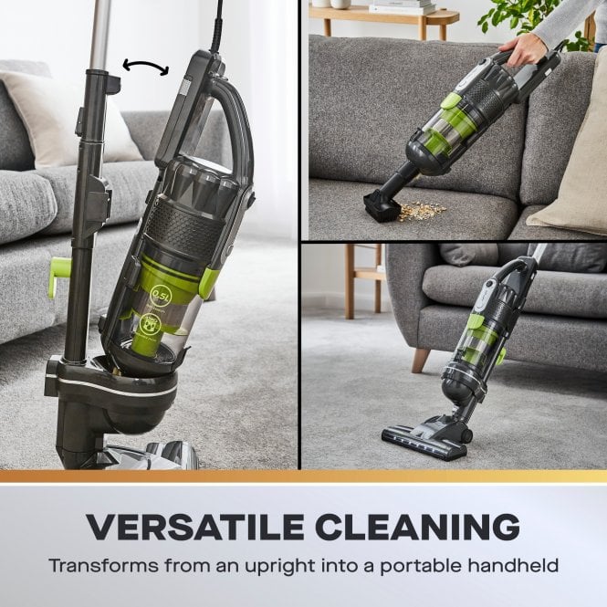 Daewoo Tornado 600W 2-in-1 Up-Lift Upright Corded Vacuum Cleaner