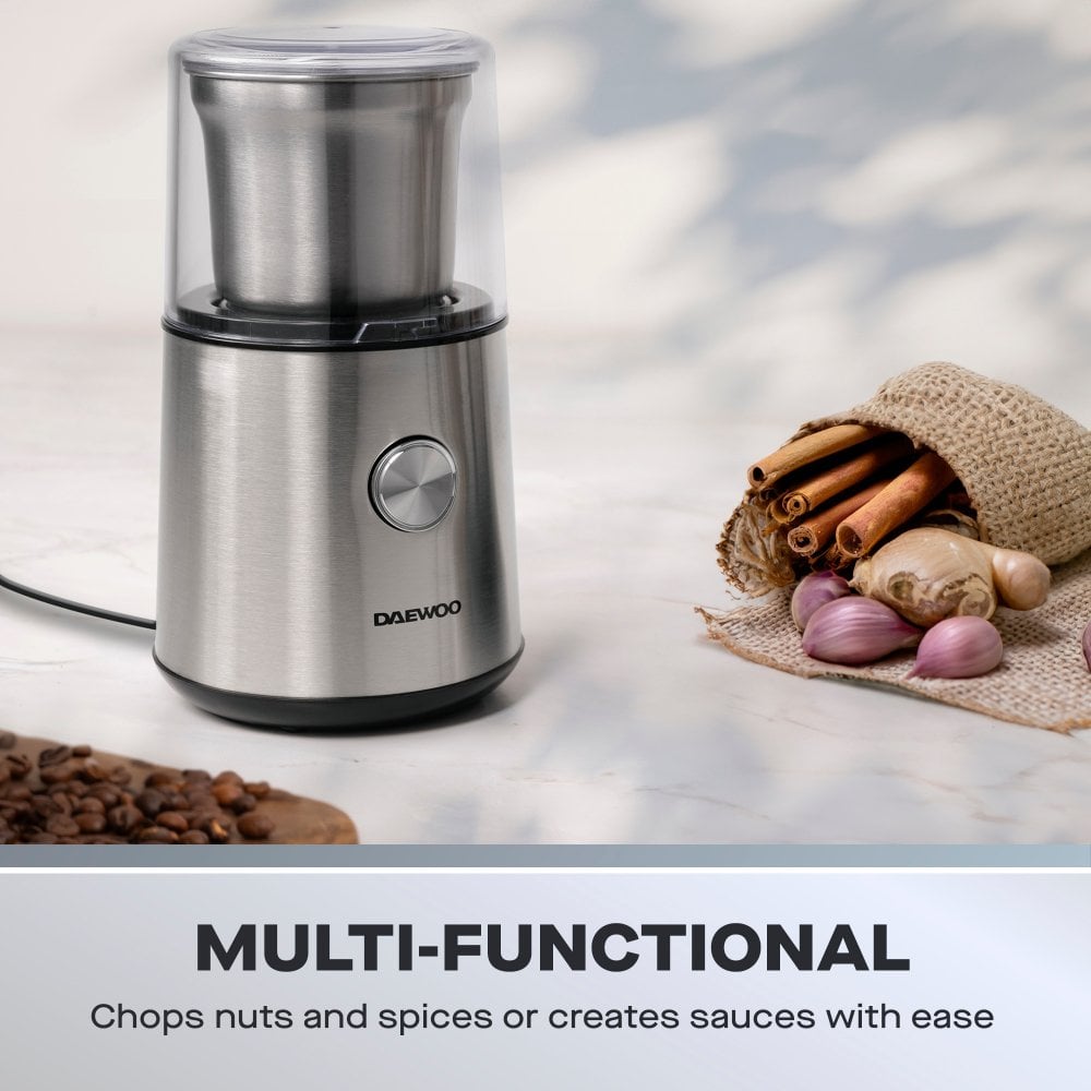 Daewoo Wet & Dry Coffee & Spice Grinder – 200W