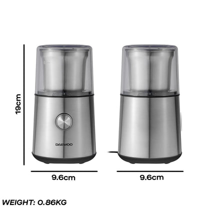 Daewoo Wet & Dry Coffee & Spice Grinder – 200W