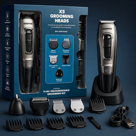 Geepas 11-in-1 Rechargeable Grooming Kit
