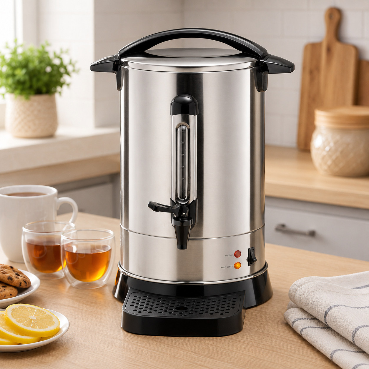 Daewoo Essentials 10L Hot Water Tea Urn