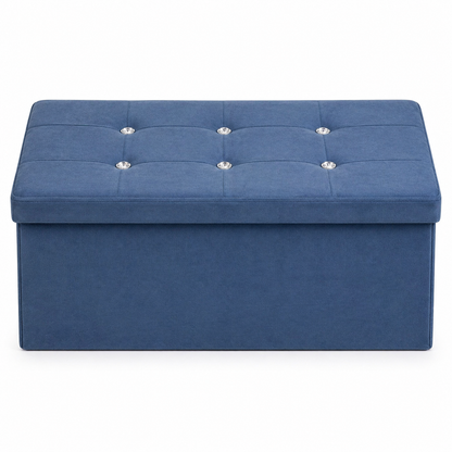 Foldable Storage Ottoman Box – Heavy Duty 150kg Capacity