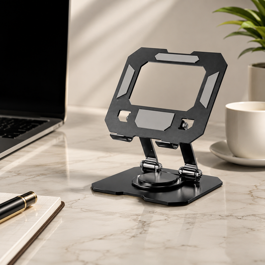 Foldable Metal Tablet & Phone Stand Adjustable Desktop Holder Stand for 4-16 Inch Devices