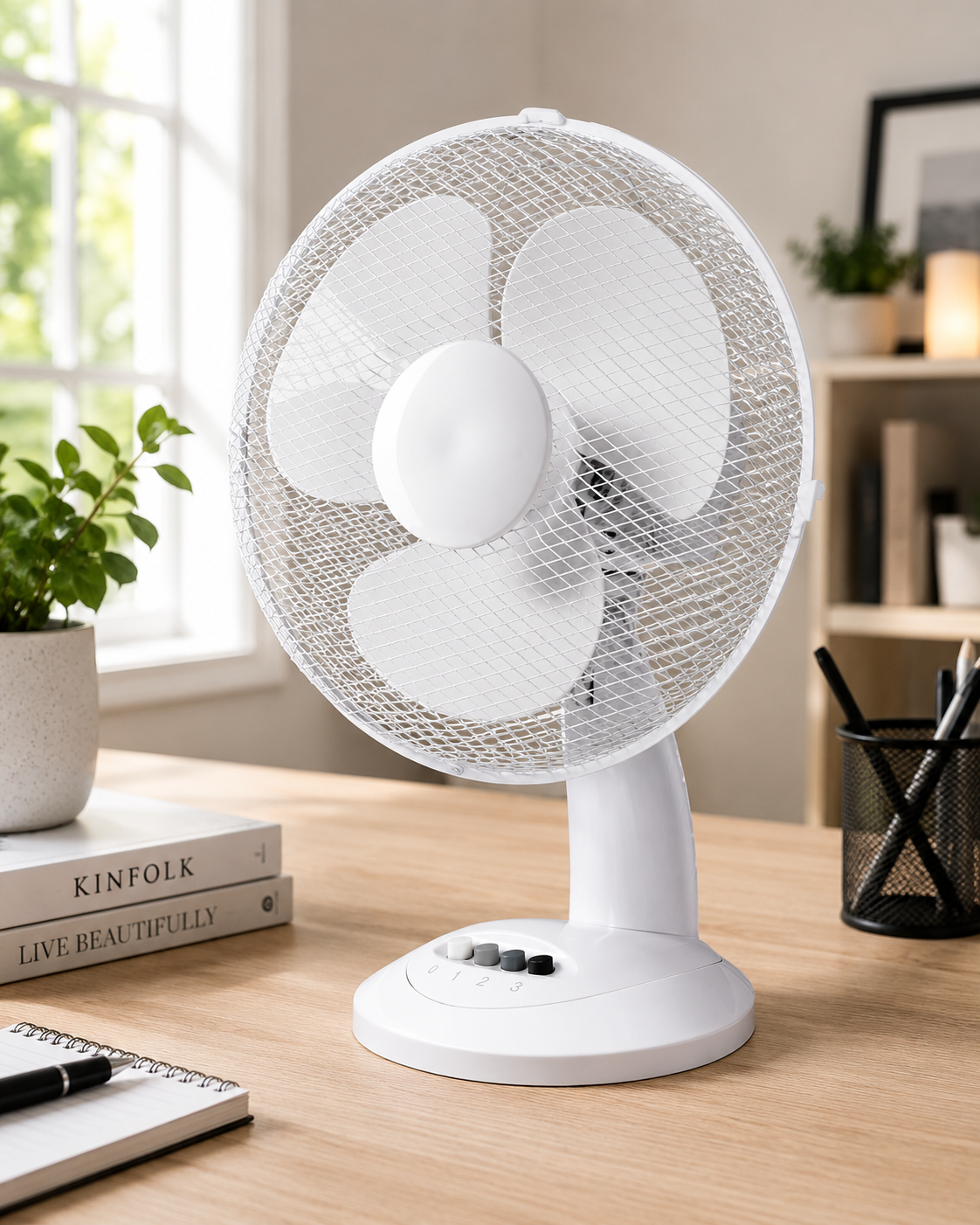 Daewoo 12 Inch Oscillating Desk Fan