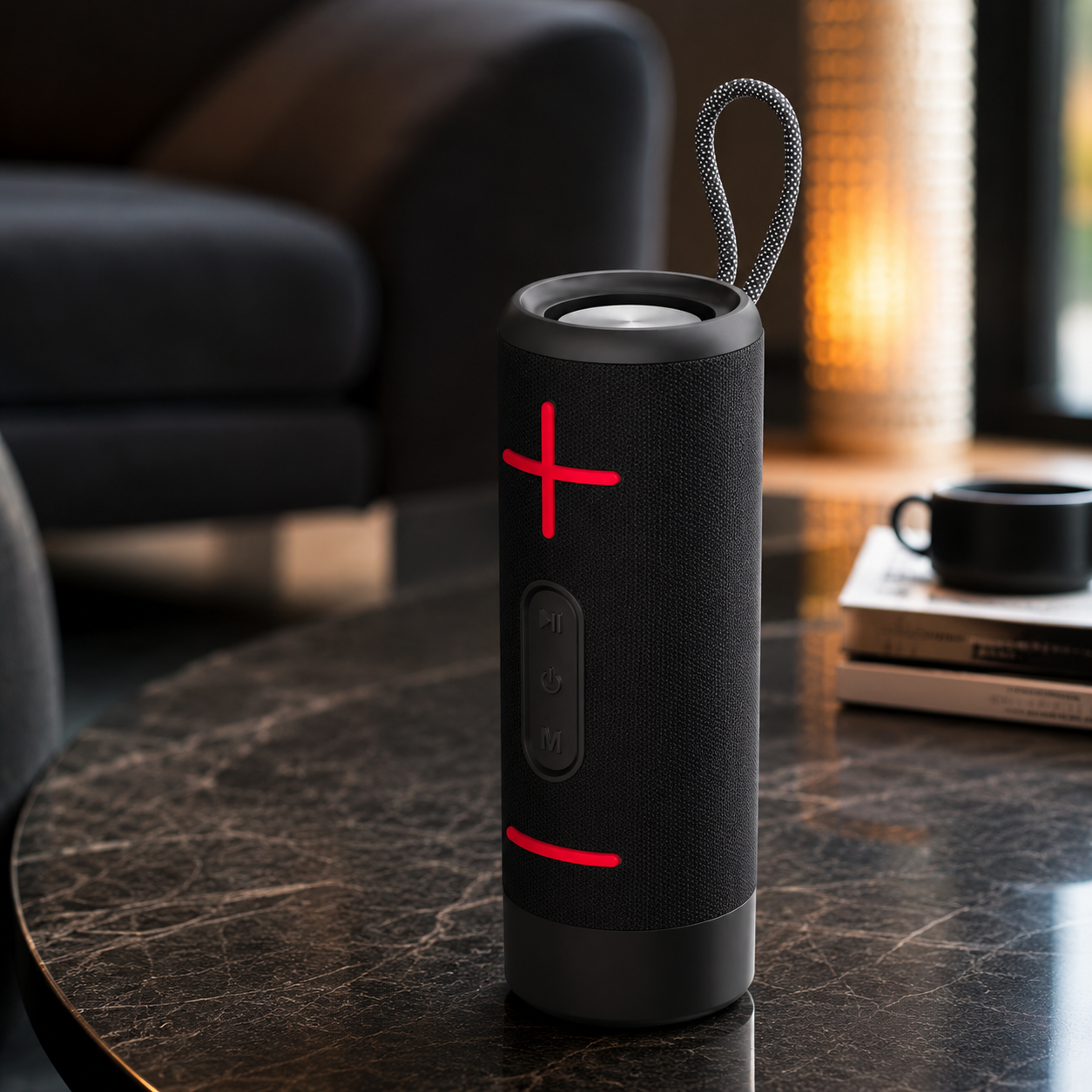 Panther Force Mini Bluetooth Speaker with LED Lights PF260