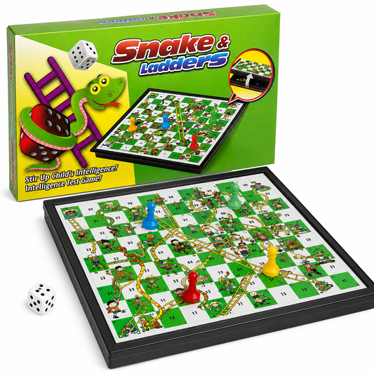 Classic Snakes & Ladders Board Game
