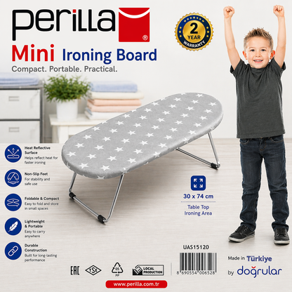 Perilla Mini Ironing Board – Compact & Portable