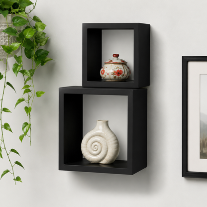 TrendShelving Marseille 2 Cube Wall Shelf Set