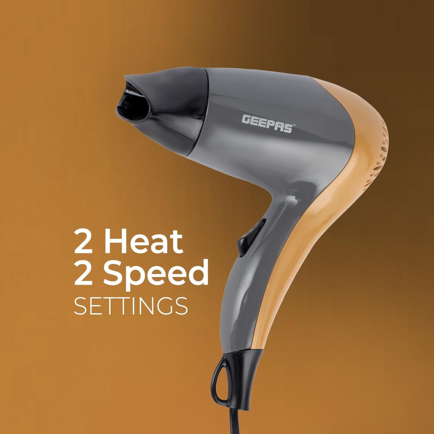 Geepas Mini Compact Lightweight Hair Dryer