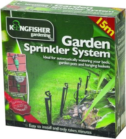 Kingfisher 15 m Garden Sprinkler System