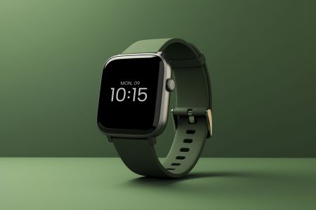 Apple Watch Series 10 GPS 46mm Jet Black Aluminium with Black Sport Band  (Jet Black Strap, Medium)